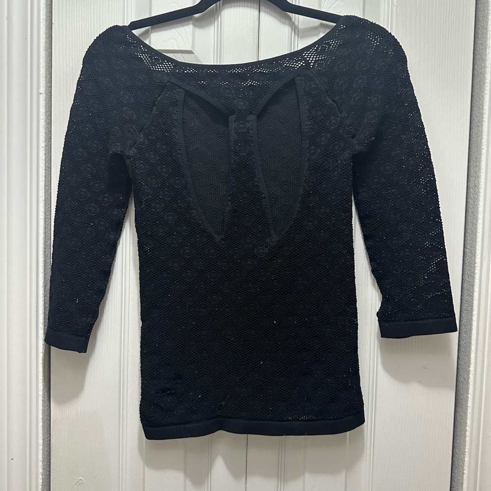 Intimately by Free People Black Lace Women's Top - Picture 4 of 4